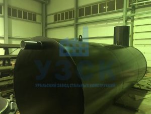Резервуар горизонтальный стальной наземный в Миассе
